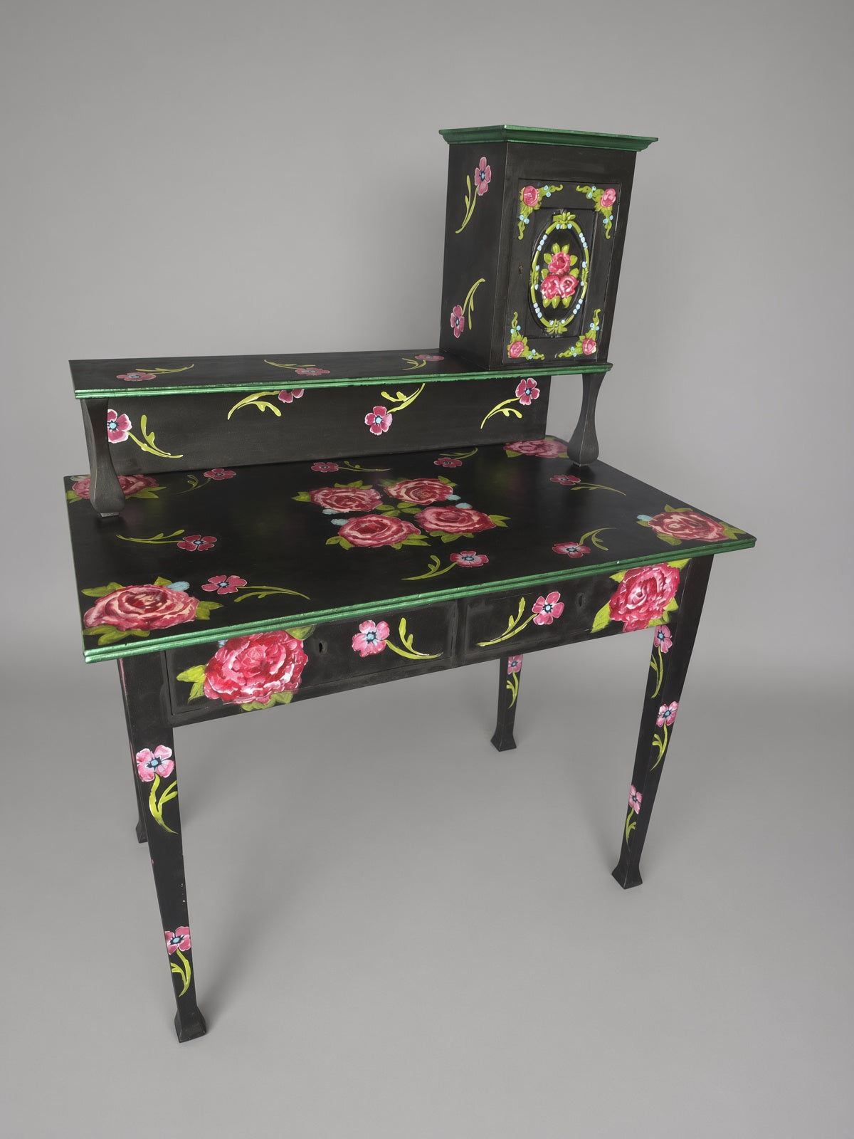 Antique Desk | Re-Designed | Secretary Table | Writing Furniture  | Handmade