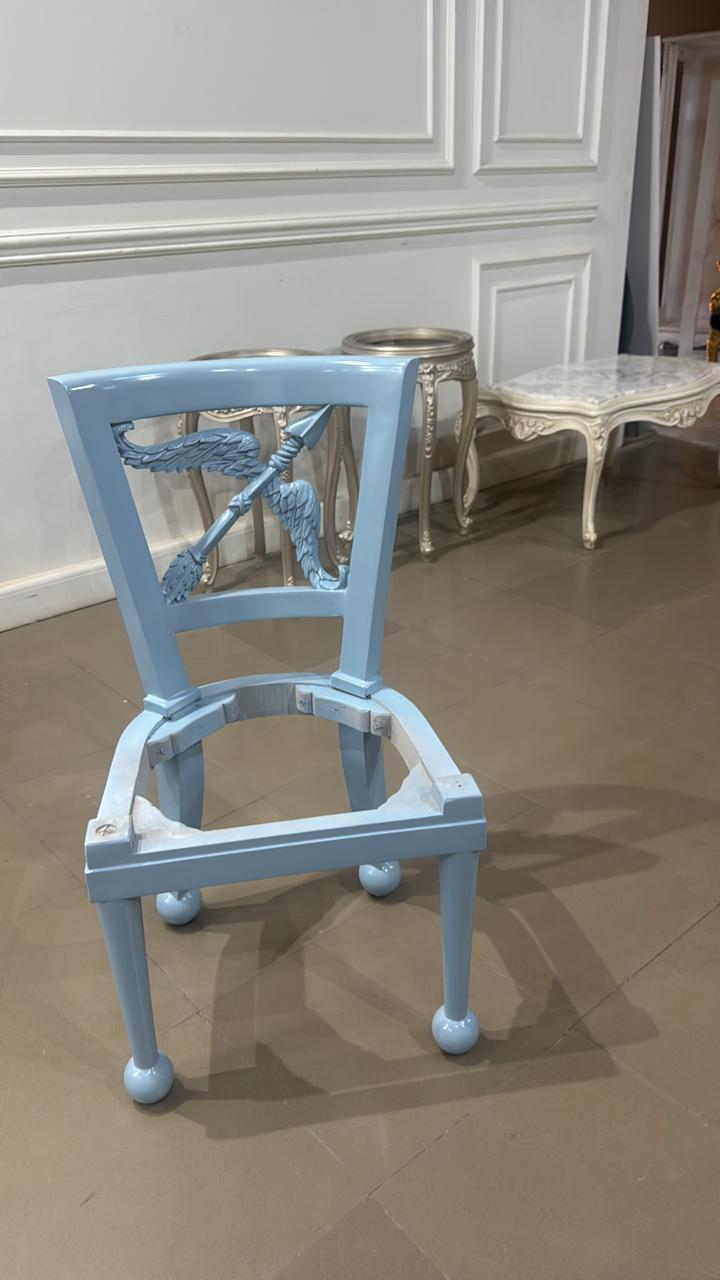 Luxury Custom Bow & Arrow Dining Chair