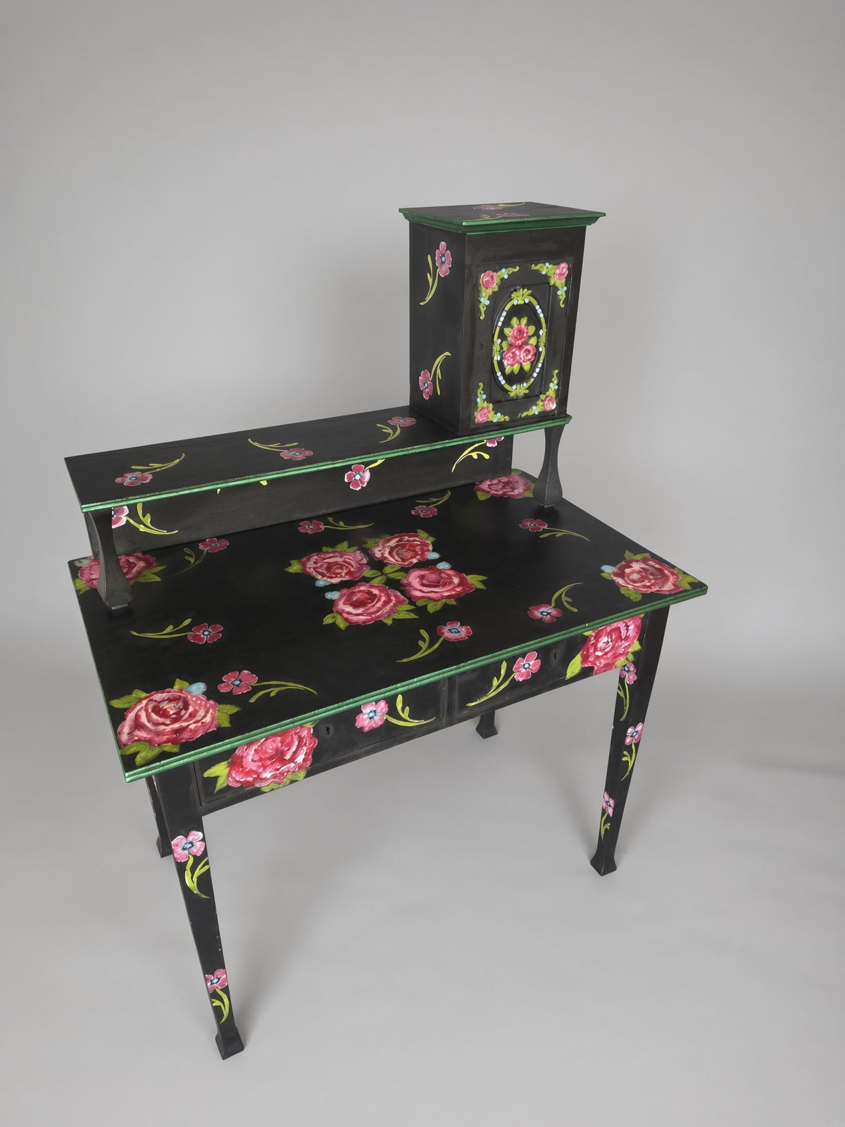 Antique Desk | Re-Designed | Secretary Table | Writing Furniture  | Handmade