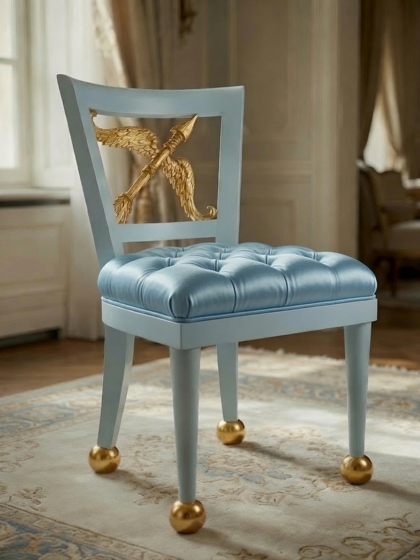 Luxury Custom Bow & Arrow Dining Chair