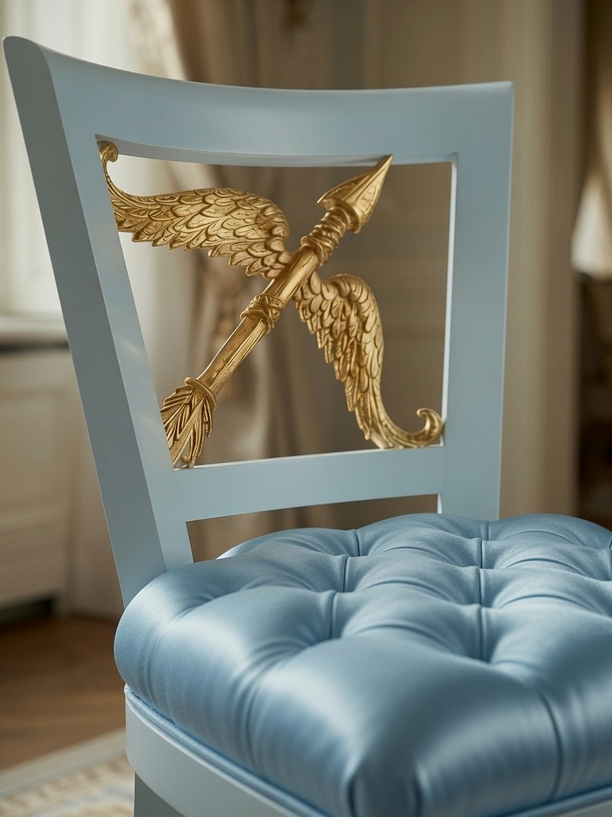 Luxury Custom Bow & Arrow Dining Chair