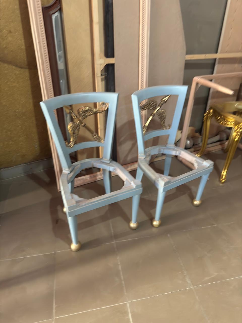 Luxury Custom Bow & Arrow Dining Chair